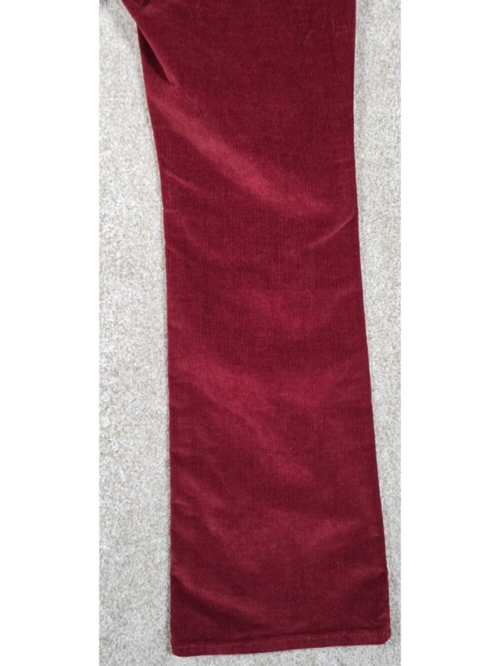 Levi's 725 Red Corduroy Stretch High Rise Bootcut Jeans Western Boho Women's 28 - Picture 15 of 16